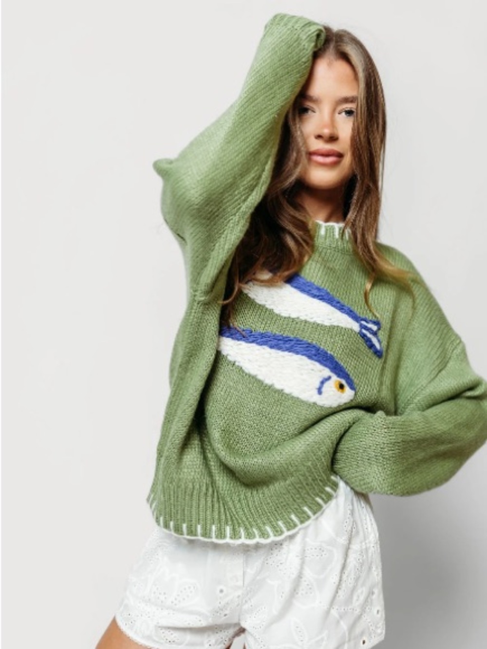 Bailey Rose Fish Sweater - Picture 3 of 6